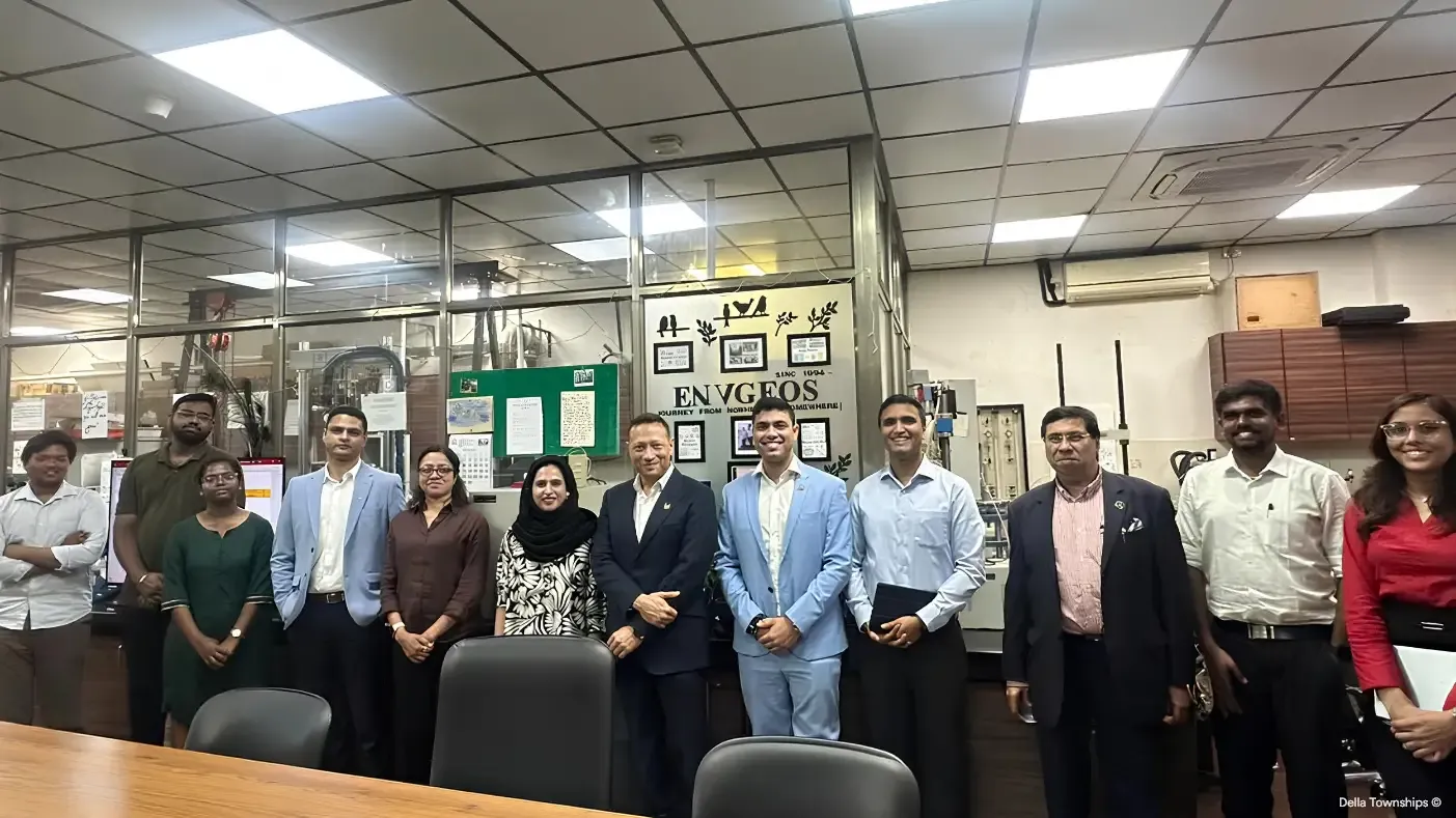 Della Townships collaboration with IIT Bombay for sustainable urban waste management and construction innovation