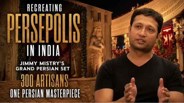 Recreating Persepolis in India: Jimmy Mistry’s Grand Persian Set 300 Artisans. One Persian Masterpiece.