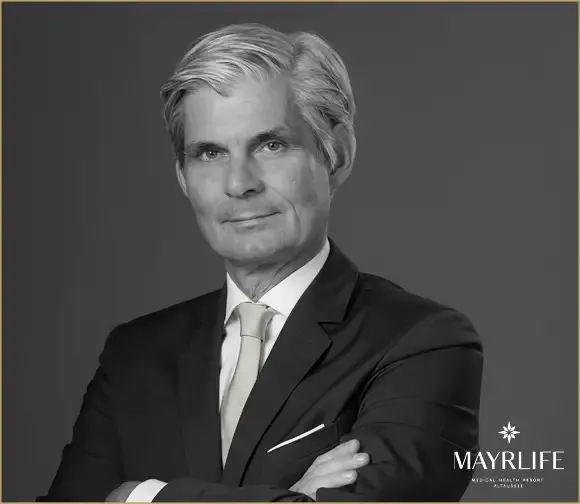 Dr Dieter Resch CEO of MayrLife in collaboration with Della Townships