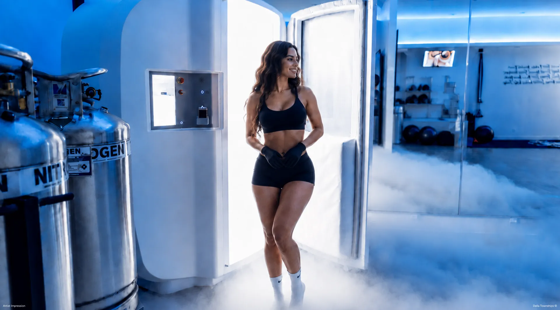 Cryotherapy treatment inspired by Mayr Life wellness at Della Townships