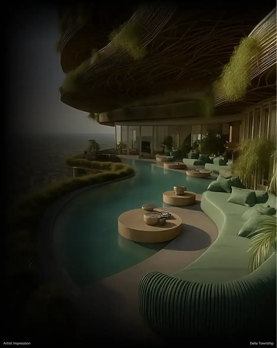 Biophilic architecture promoting integrated salutogenic living at Della MayrLife Medical Wellness Township