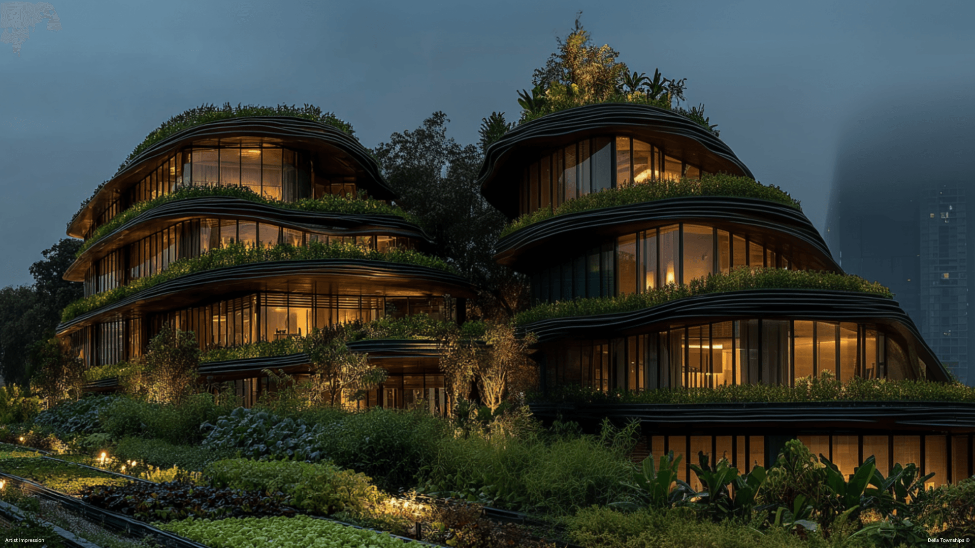 Biophilic branded residences at Della Townships Nagpur Bor Reserve theme township
