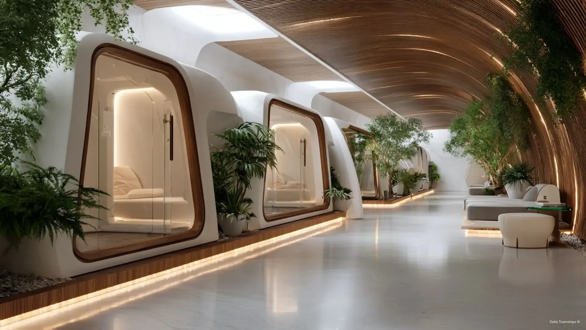 Therapy suites inside Della Townships Nagpur Della Bor Wildlife Reserve & Racecourse Medical Wellness Ecosystem