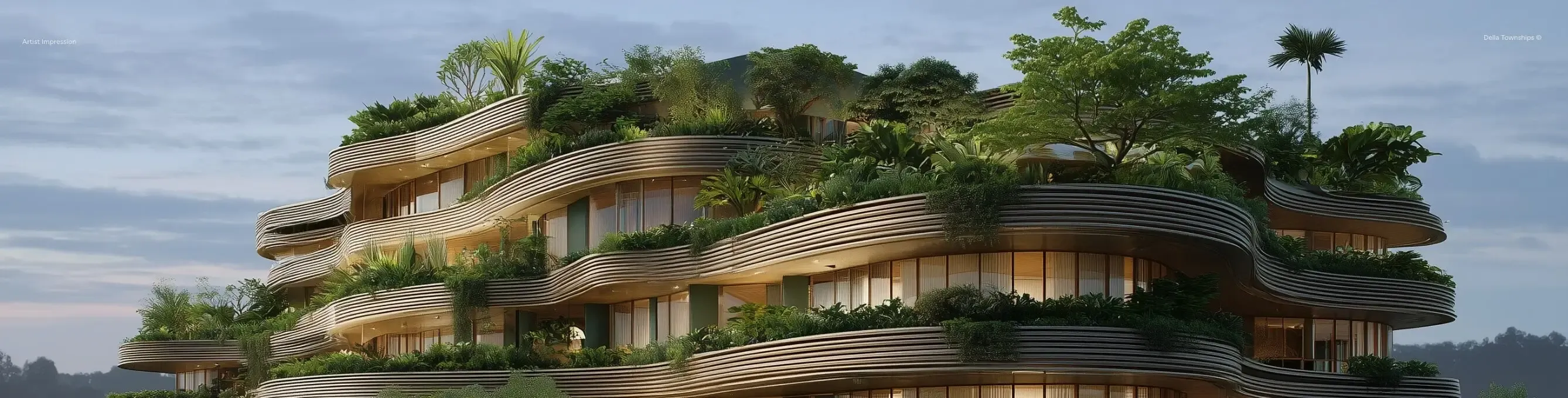 Della Montelux branded residences in Nagpur by Della Townships offering ultra luxury wellness living