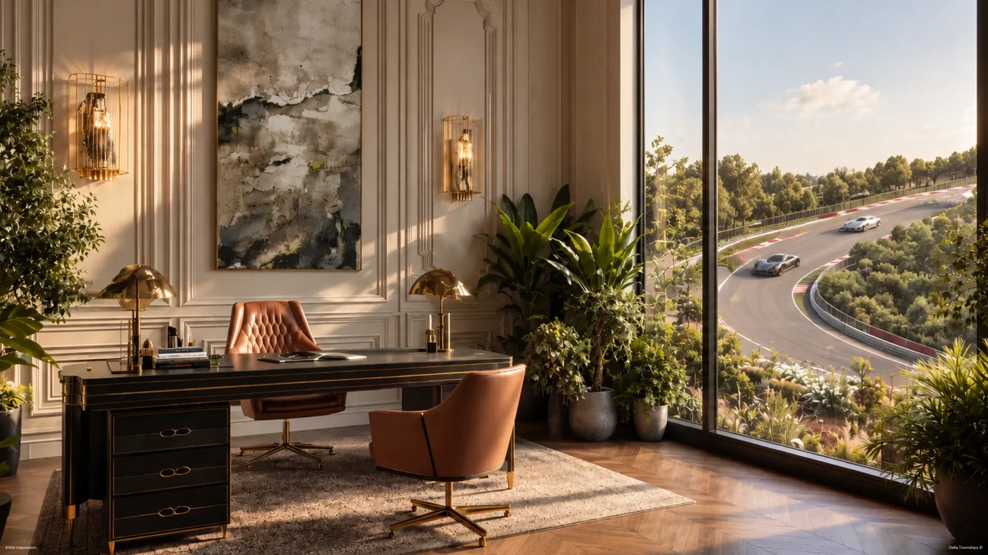 Private offices by Della Townships