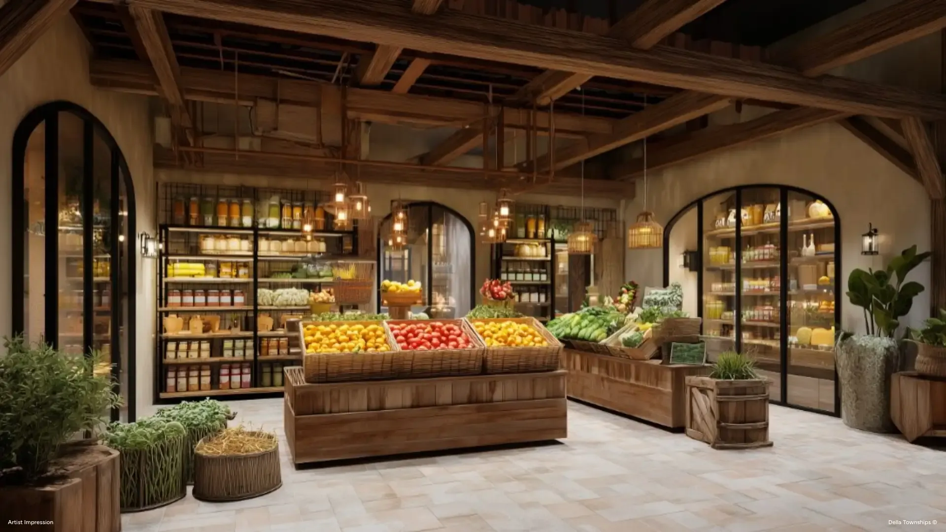 Fresh produce and farmers market at Della Townships Design Districts Pune