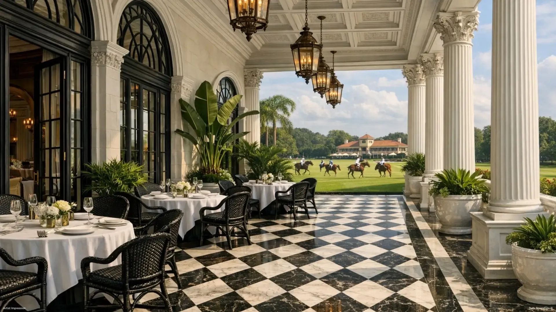 24x7 fine dining restaurant at Della Townships Racecourse Pune