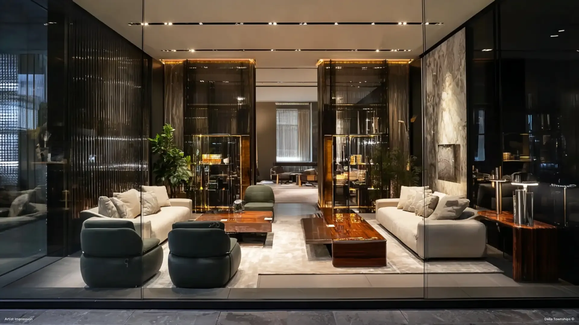 Premium luxury brand store at Della Townships Design Districts Pune