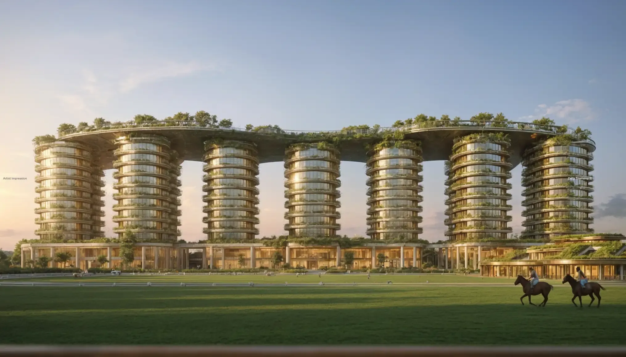 Della Racecourse Raipur - India’s first equestrian themed township featuring resort living and private residences by Della Townships