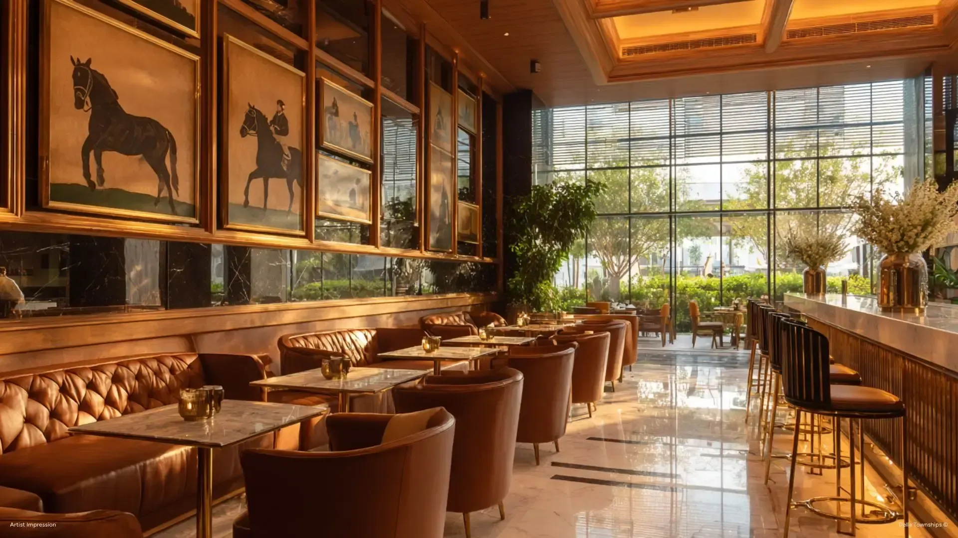 Themed restaurant at Raipur by Della Townships