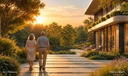 Senior living hubs at Della Racecourse Township in Raipur by Della Townships