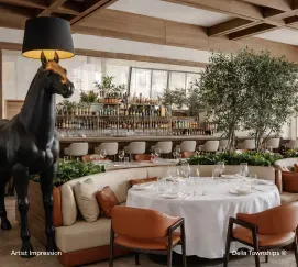 Signature restaurants and lounges at Della Racecourse Township in Raipur by Della Townships
