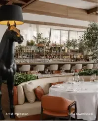 Signature restaurants and lounges at Della Racecourse Township in Raipur by Della Townships