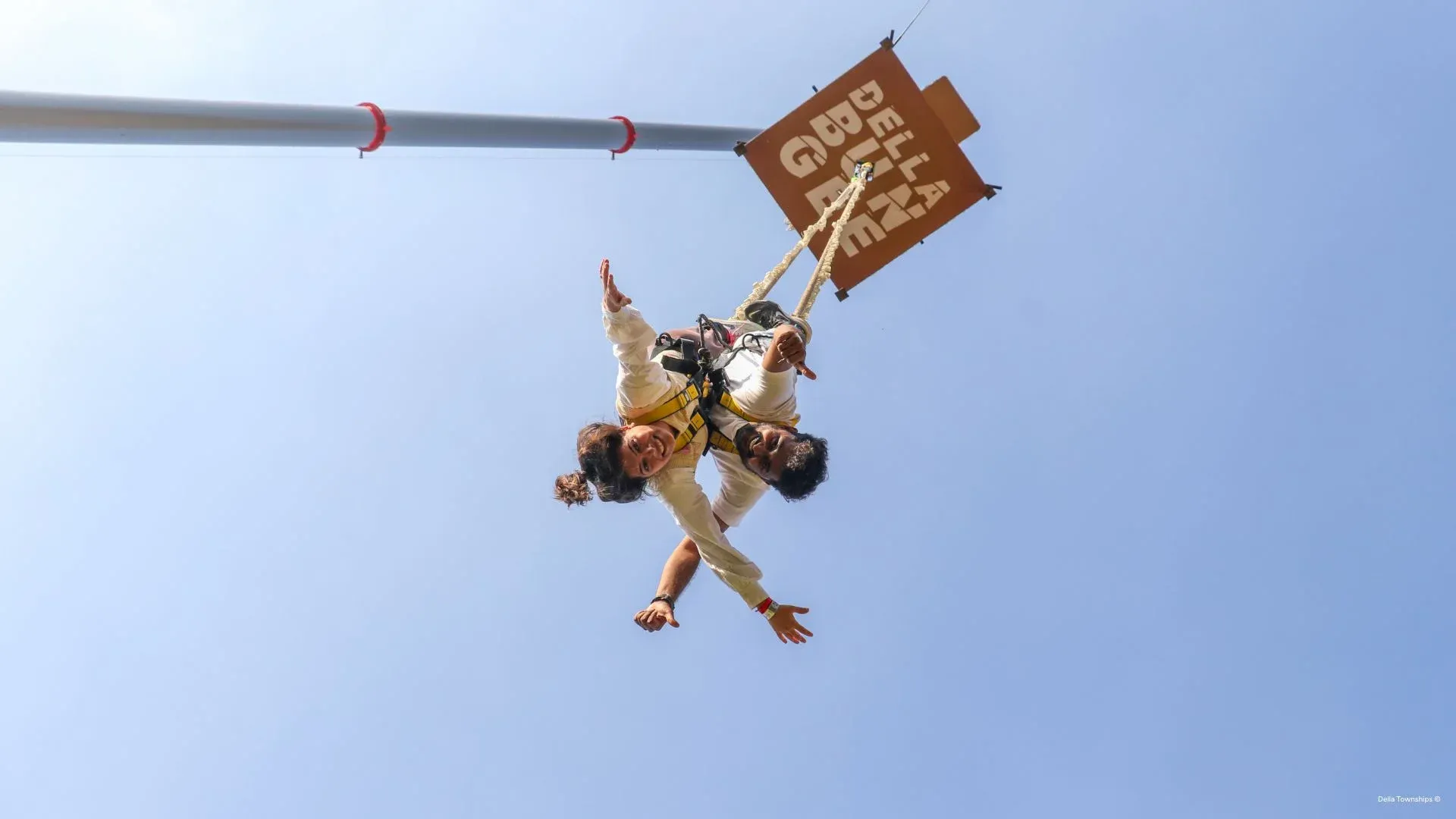 Bungee jump at Della Ranthambore Extreme Adventure Park by Della Townships