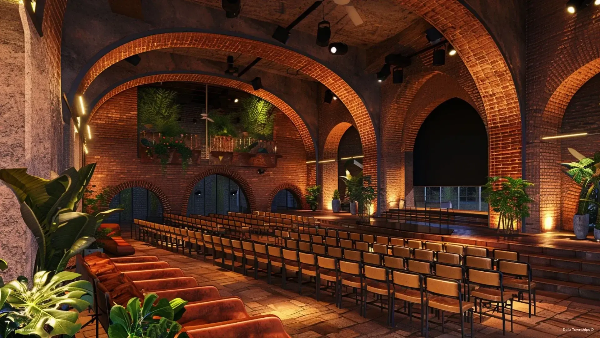Flexible co-working hub at Della Ranthambore Reserve MICE venue by Della Townships