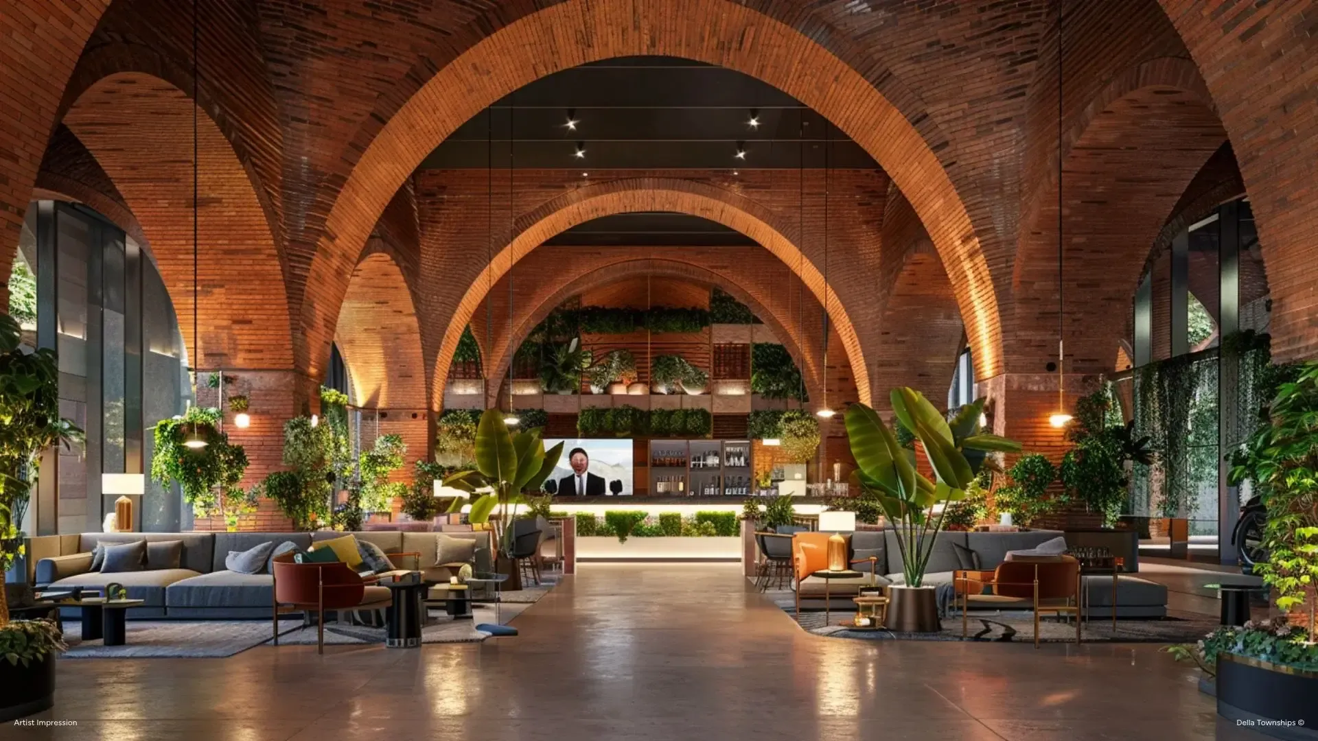 Corporate MICE reception area at Della Ranthambore Reserve Rajasthan by Della Townships