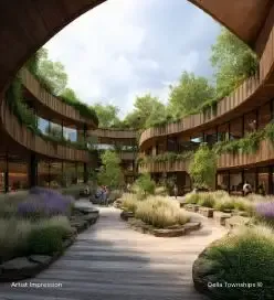 Wildlife conservation foundation building at Della Ranthambore Reserve by Della Townships