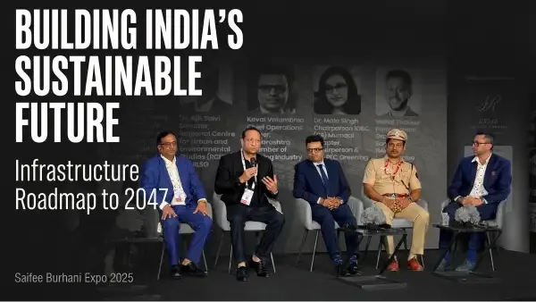 Building India’s Sustainable Future: Infrastructure Roadmap to 2047 with Panelist Jimmy Mistry| Saifee Burhani Expo 2025