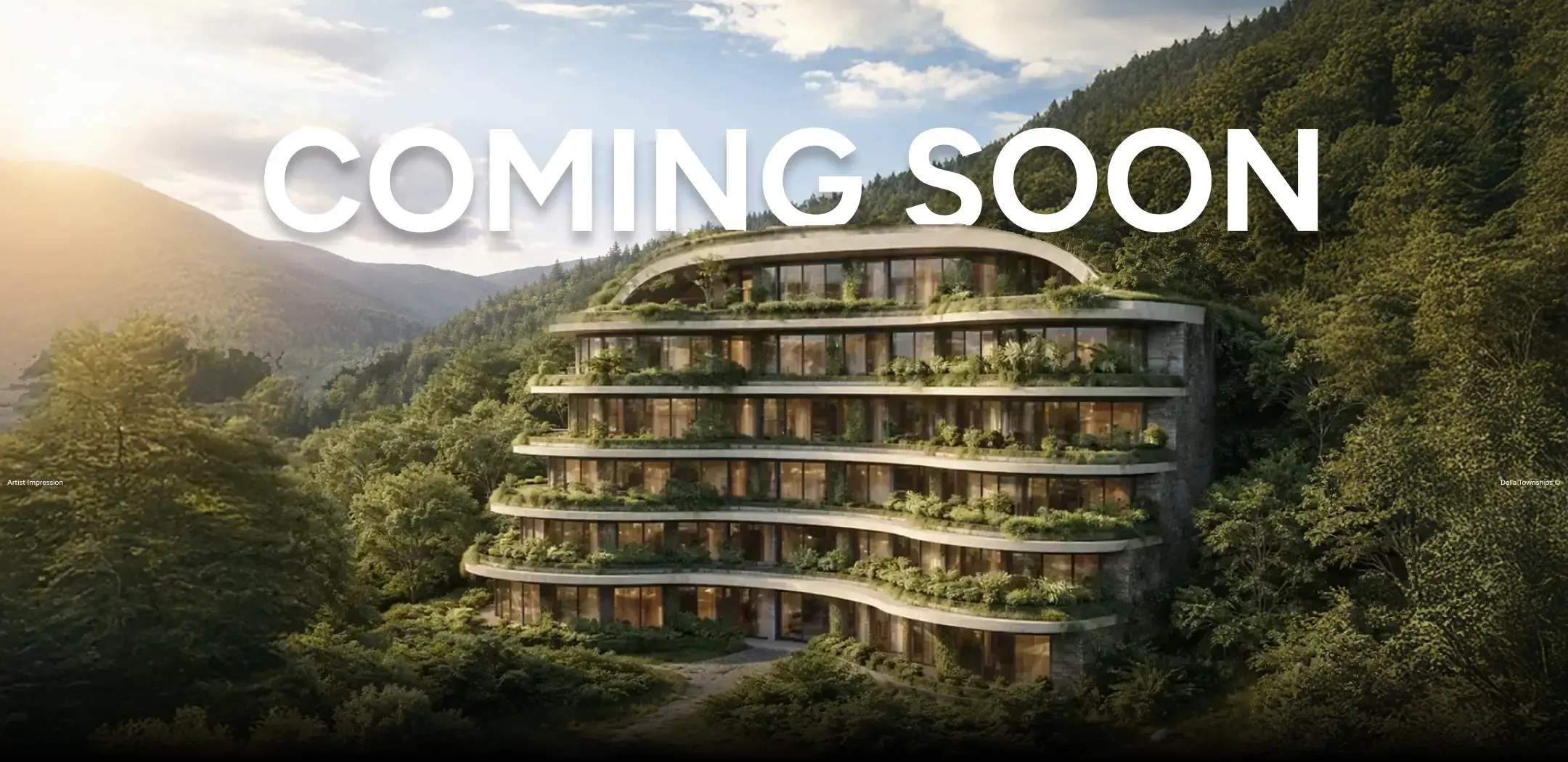 Luxury resort and private residences by Della Townships in Shivalik Hills, Sirmaur, Himachal Pradesh