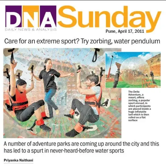 Jimmy Mistry press feature in DNA, April 2011
