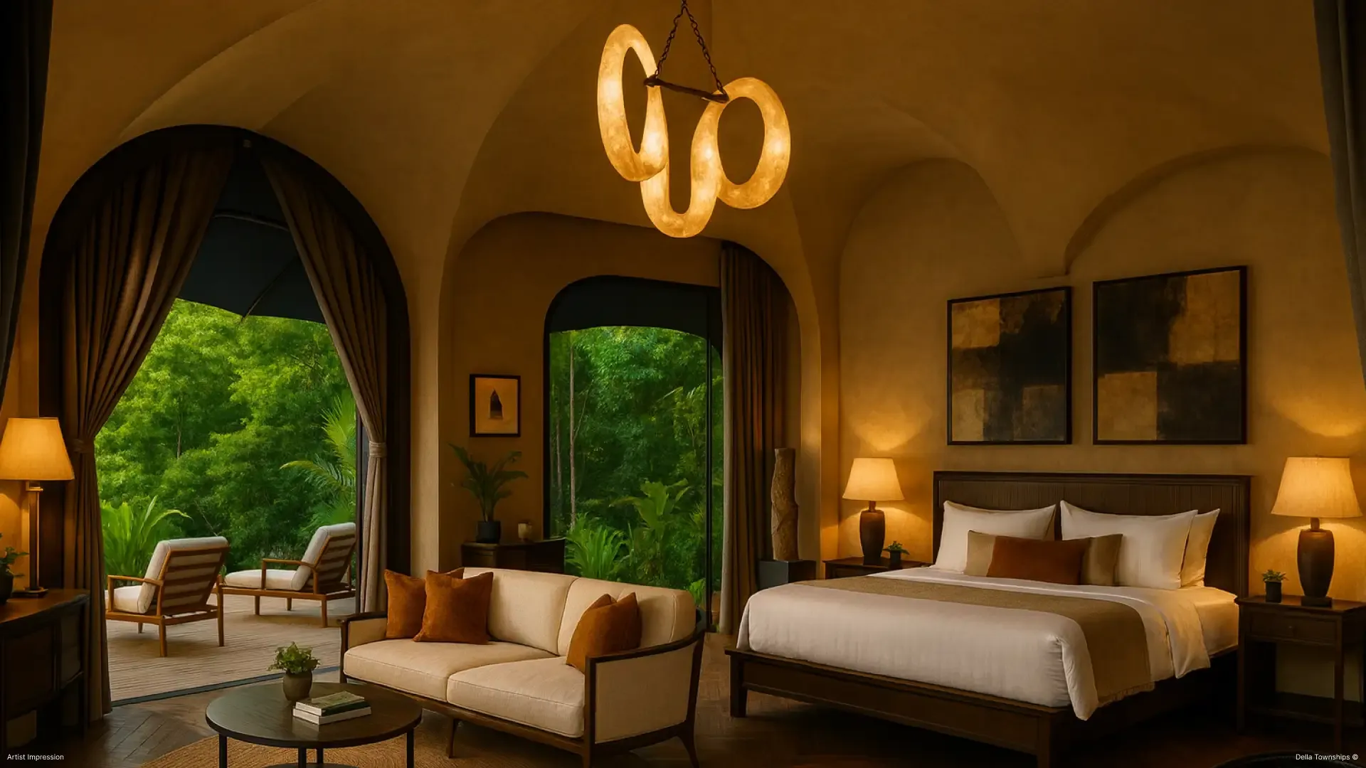 5 star luxury resort rooms | Della Design District, Ahmedabad | Della Townships