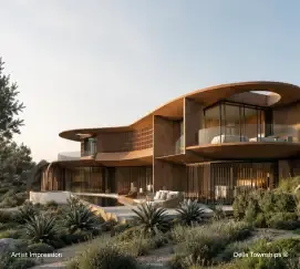 Modern contemporary private luxury villa at Della Townships Ahmedabad