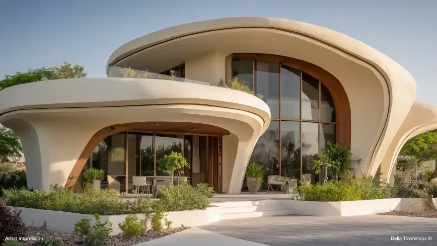 Luxury integrated township living space with modern interiors