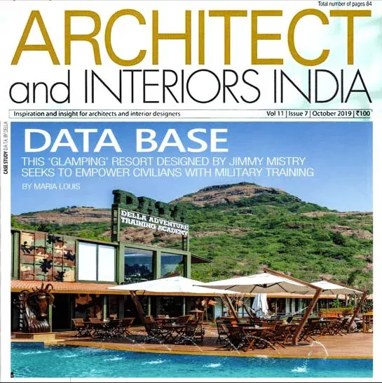Jimmy Mistry press feature in ARCHITECT AND INTERIORS INDIA, October 2019