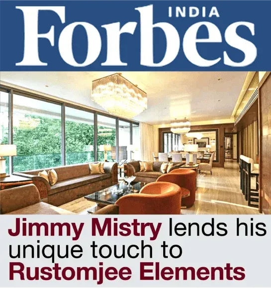 Jimmy Mistry press feature in Forbes India, March 2018