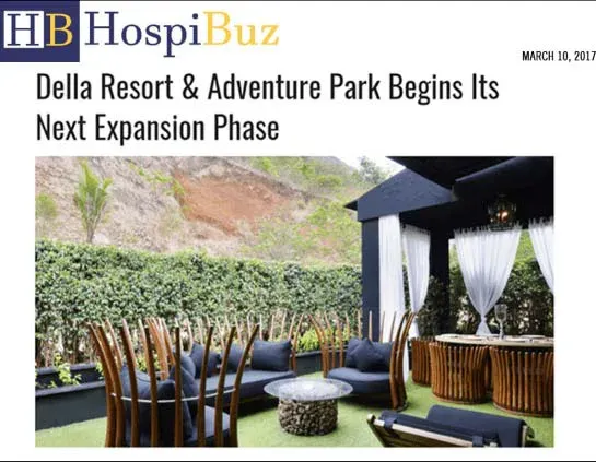 HospiBuz feature on Della Adventure Resort by Jimmy Mistry