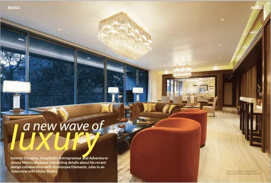 Jimmy Mistry press feature in Idecorama, February 2018