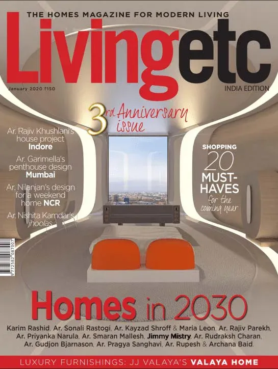 Jimmy Mistry press feature in LIVINGETC, January 2020