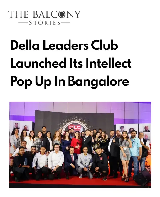 Della Leaders Club launched its Intellect Pop Up in Bangalore
