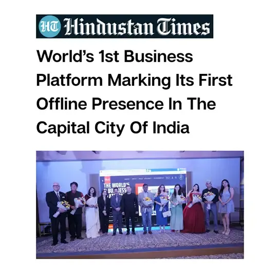 Hindustan Times feature on leadership and glamour highlighting Jimmy Mistry and Della Group
