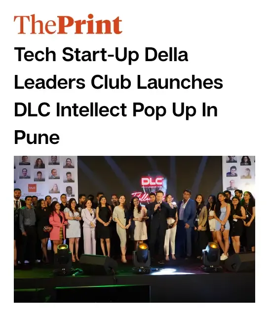 ThePrint article on Della Leaders Club DLC Intellect pop up initiative by Jimmy Mistry