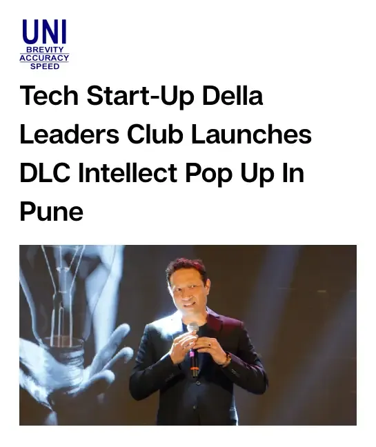United News of India report on Della Leaders Club intellect pop up launched by Jimmy Mistry