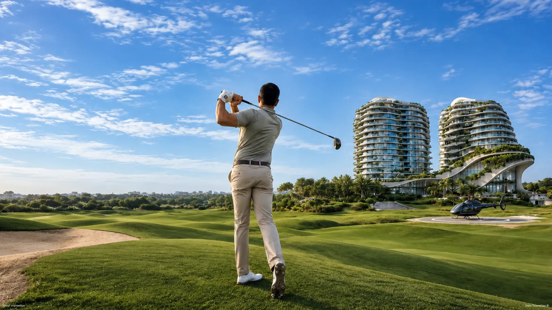 Championship Golf Course by Della Townships