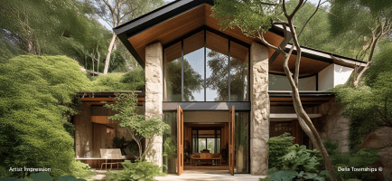 Forest-inspired private villas at Della integrated townships