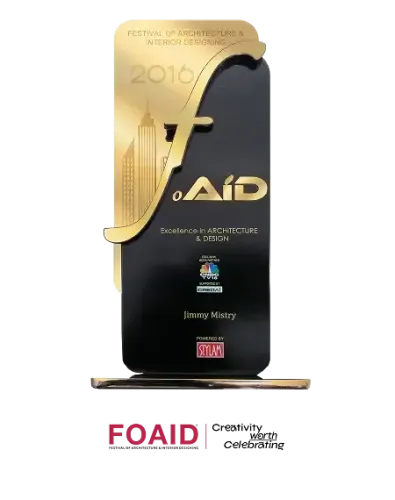 FOAID Excellence in Architecture and Design Award 2016 associated with Della Townships