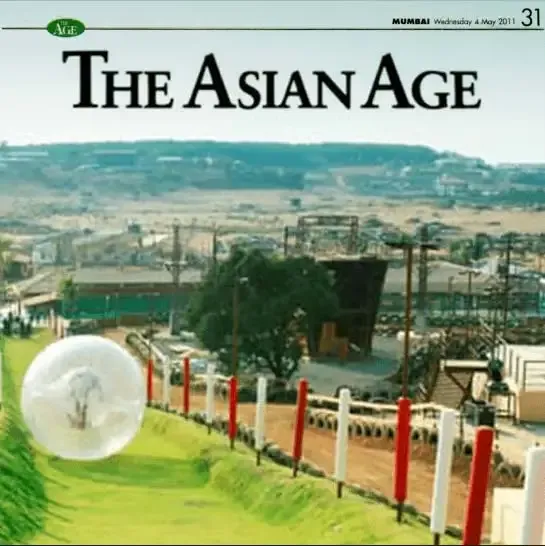 Jimmy Mistry press feature in The Asian Age, May 2011