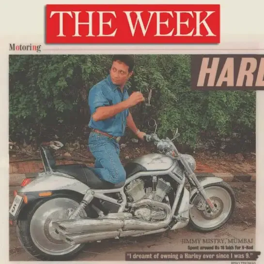 Jimmy Mistry press feature in The Week, August 2003